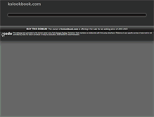 Tablet Screenshot of kslookbook.com